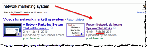 Search Engine Ranking Results
